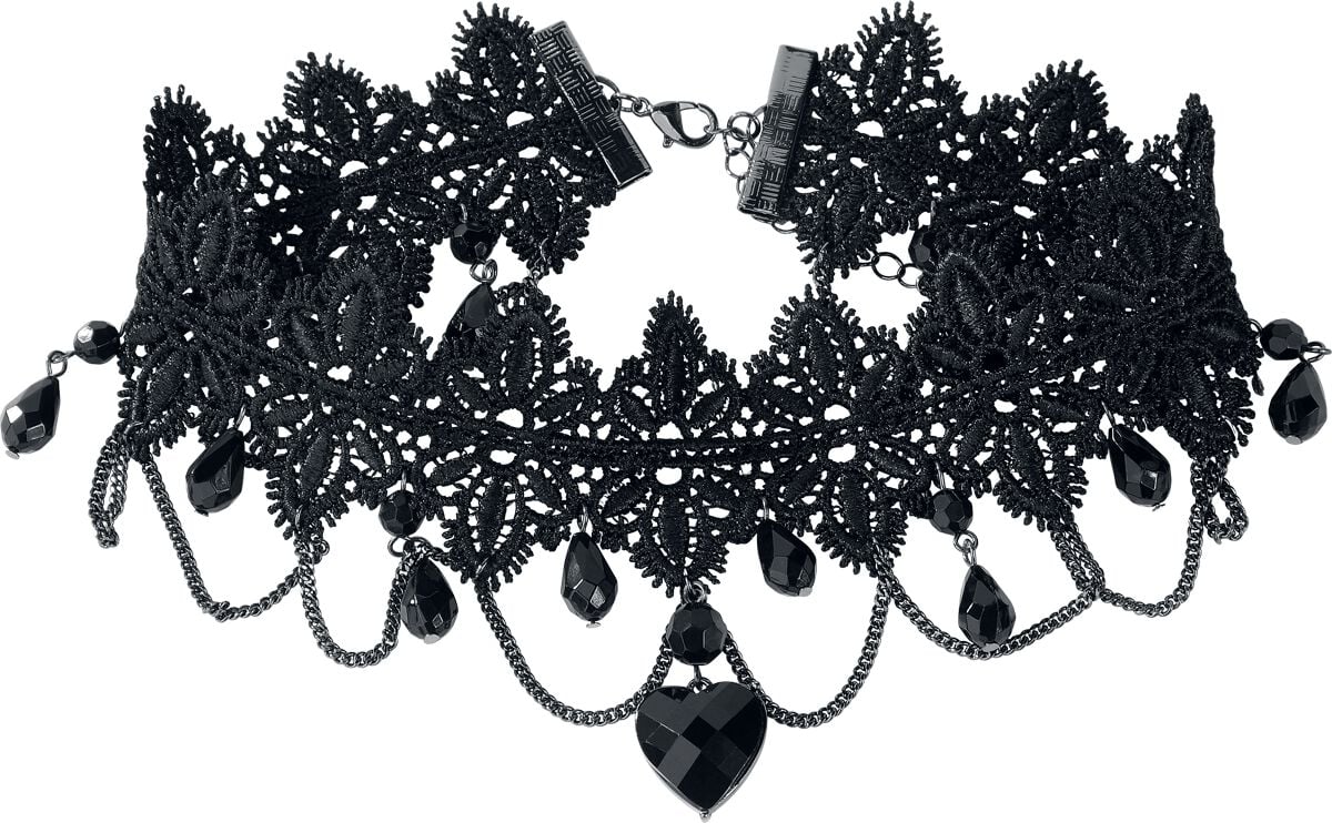 Serre-cou Gothic de Gothicana by EMP - Dark Stone Heart - pour Femme - noir - Gothicana by EMP