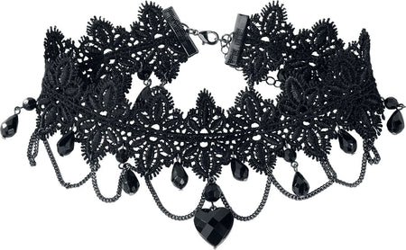 Serre-cou Gothic de Gothicana by EMP - Dark Stone Heart - pour Femme - noir - Gothicana by EMP