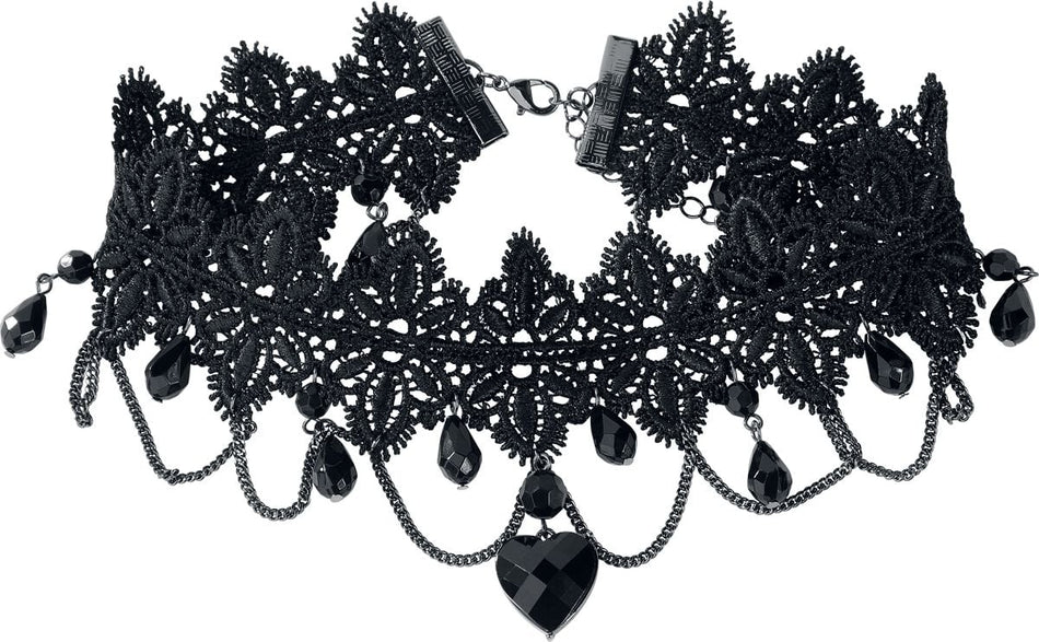Serre-cou Gothic de Gothicana by EMP - Dark Stone Heart - pour Femme - noir - Gothicana by EMP