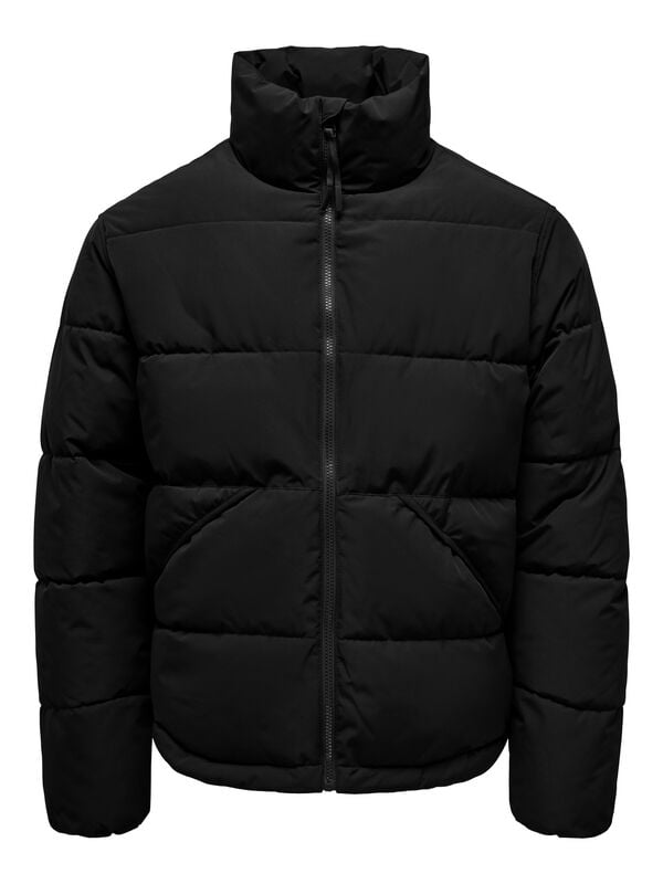 Veste d'hiver  de ONLY and SONS - ONSPACK LIFE PUFFER JACKET OTW - S à XXL - pour Homme - noir - ONLY and SONS