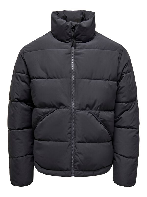 Veste d'hiver  de ONLY and SONS - ONSPACK LIFE PUFFER JACKET OTW - S à XXL - pour Homme - anthracite - ONLY and SONS