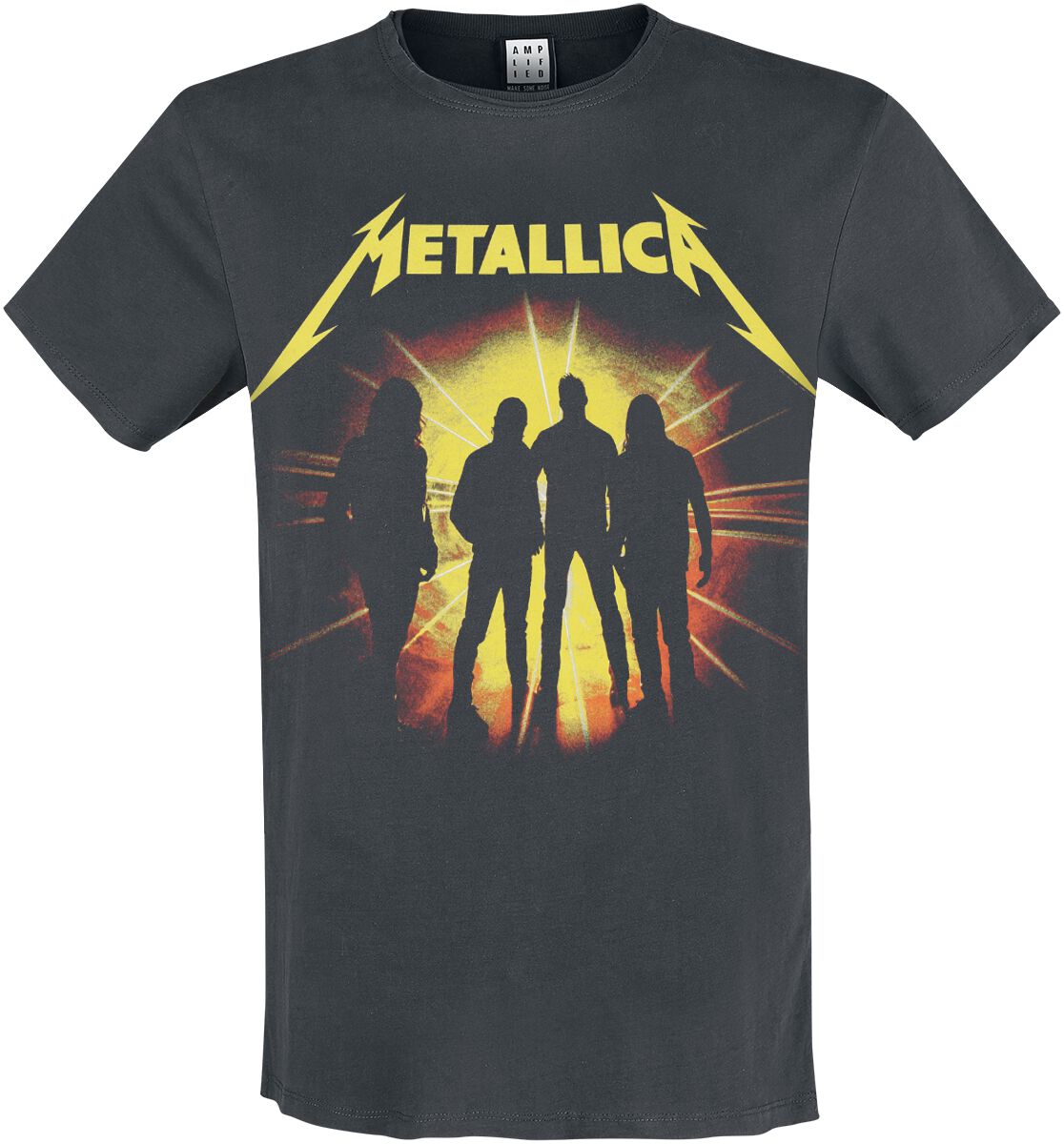 T-Shirt Manches courtes  de Metallica - Amplified Collection - Strobes - M à 3XL - pour Homme - anthracite - metallica