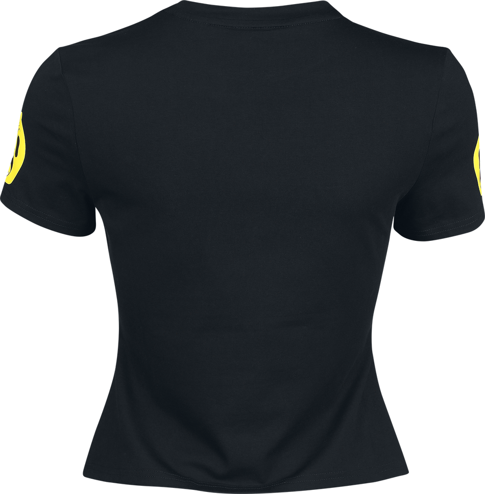 T-Shirt Manches courtes Gothic de Killstar - Killstar - Adventure Time - La Chose - T-Shirt Moulant - XS à 4XL - pour Femme - noir/jaune - Killstar - View 2