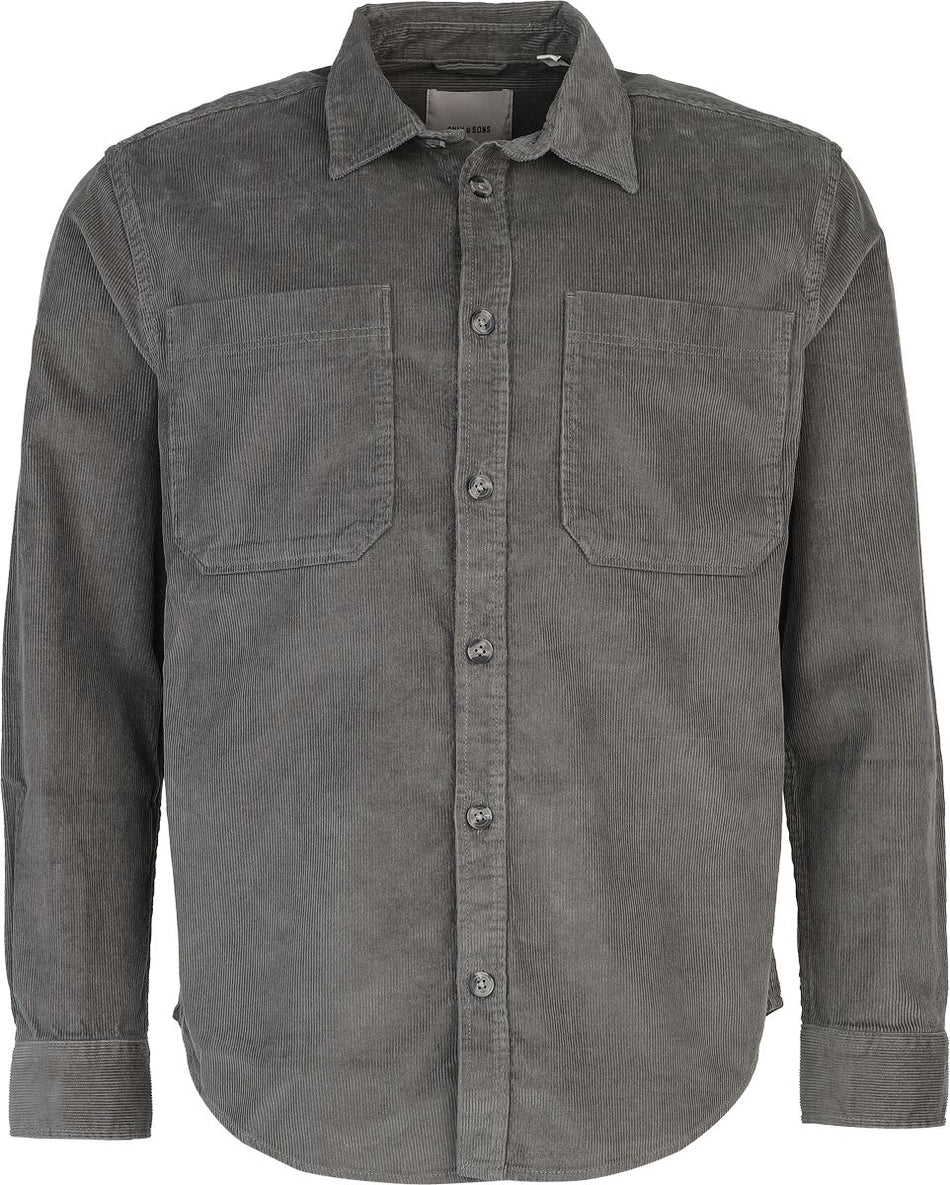 Chemise manches longues  de ONLY and SONS - ONSALP RLX 2PK WASHD CORD LS SHIRT NOOS - Lot de 2 - S à XXL - pour Homme - vert - ONLY and SONS