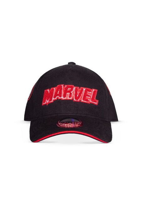 Casquette Disney de Marvel - Patches - pour Unisexe - noir/rouge - Marvel