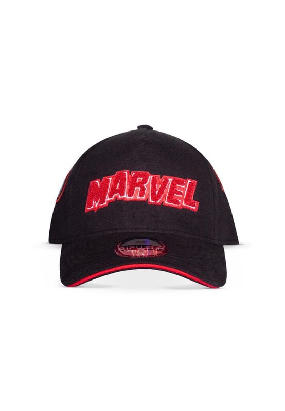 Casquette Disney de Marvel - Patches - pour Unisexe - noir/rouge - Marvel