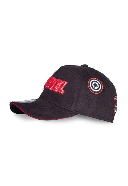 Casquette Disney de Marvel - Patches - pour Unisexe - noir/rouge - Marvel - View 2