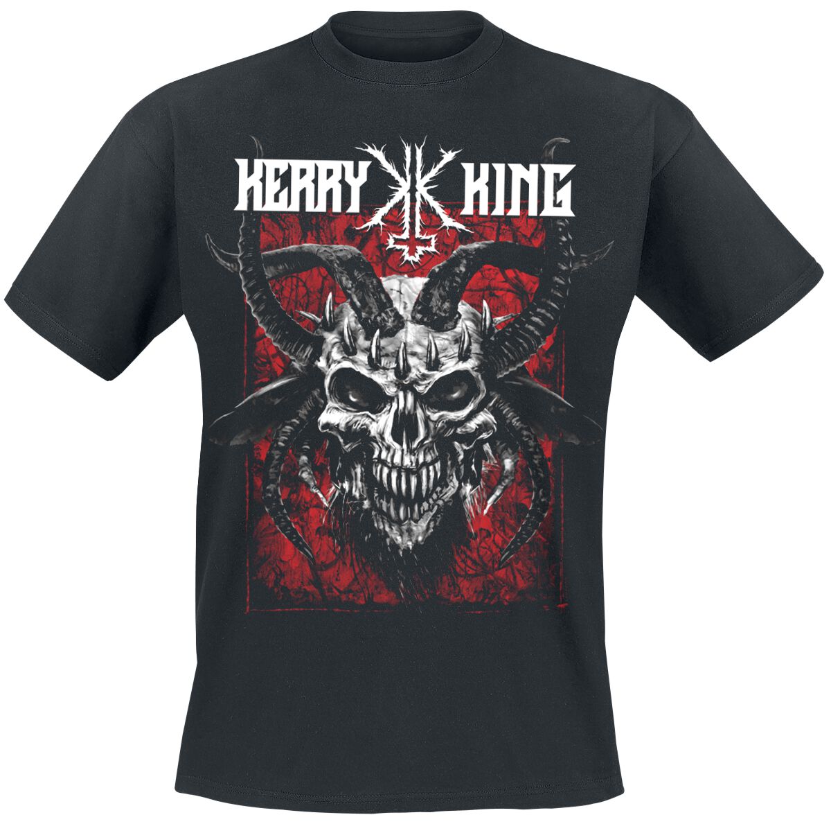 T-Shirt Manches courtes  de Kerry King - Thorns Skull - S à XL - pour Homme - noir - Kerry King