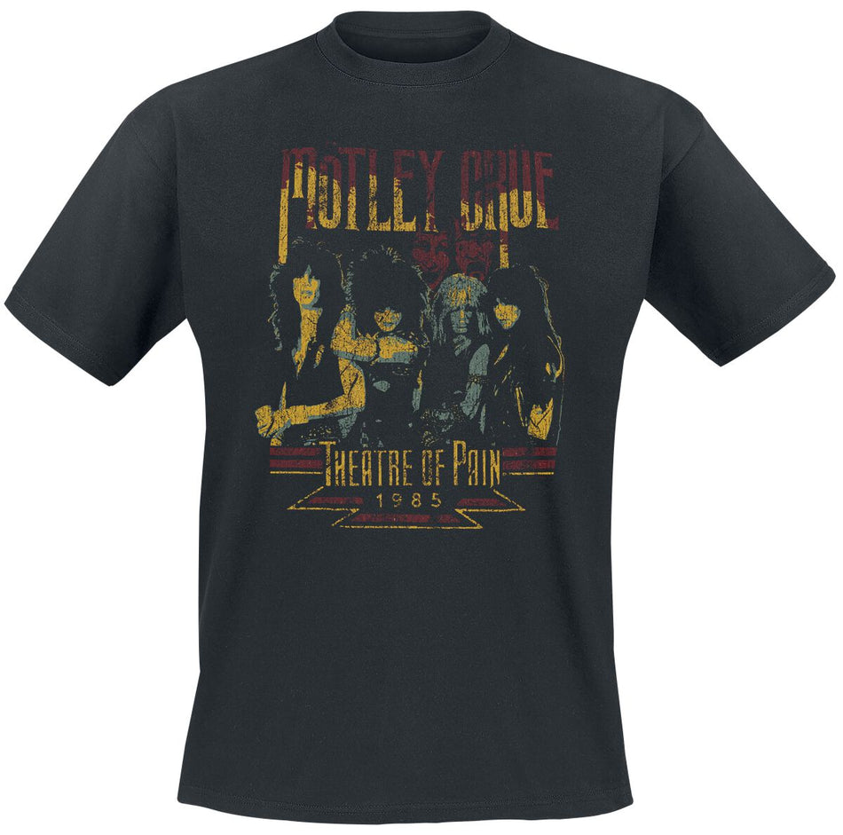 T-Shirt Manches courtes  de Mötley Crüe - Theatre Bootleg - L à 4XL - pour Homme - noir - Mötley Crüe