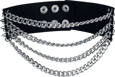 Serre-cou Gothic de Gothicana by EMP - Choker Clouté - pour Femme - noir - Gothicana by EMP