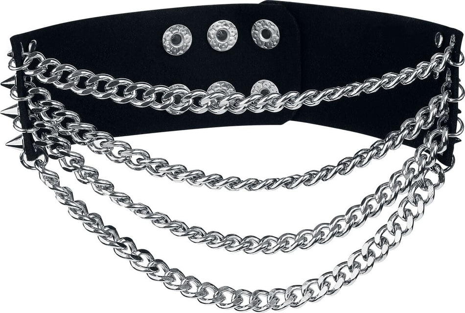 Serre-cou Gothic de Gothicana by EMP - Choker Clouté - pour Femme - noir - Gothicana by EMP