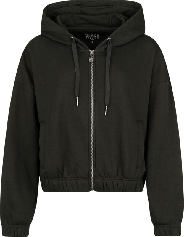 Sweat-shirt zippé à capuche  de Black Premium by EMP - Celtic fine lines - S à XXL - pour Femme - noir - Black Premium by EMP