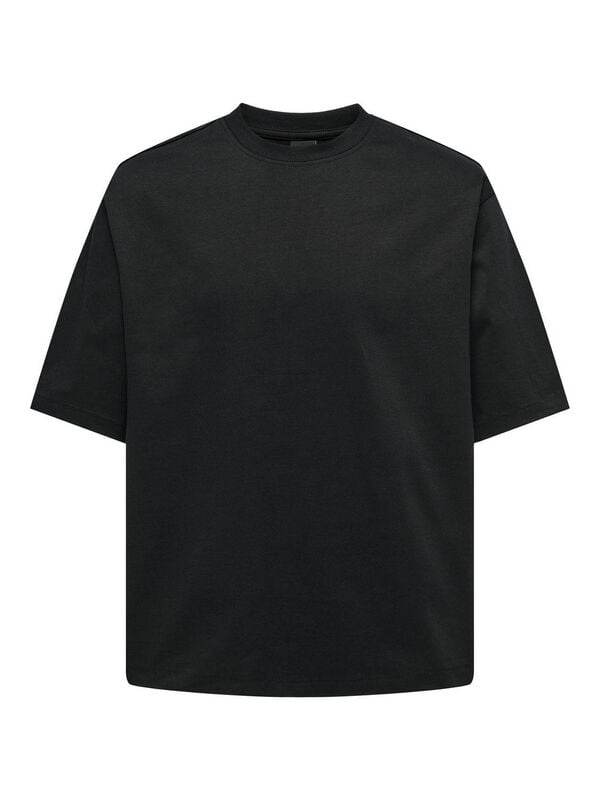 T-Shirt Manches courtes  de ONLY and SONS - ONSMILLENIUM NOOS - T-Shirt Oversize - S à XXL - pour Homme - noir - ONLY and SONS