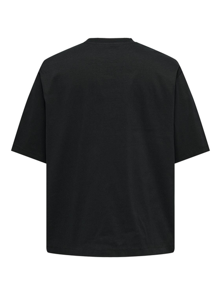 T-Shirt Manches courtes  de ONLY and SONS - ONSMILLENIUM NOOS - T-Shirt Oversize - S à XXL - pour Homme - noir - ONLY and SONS - View 2