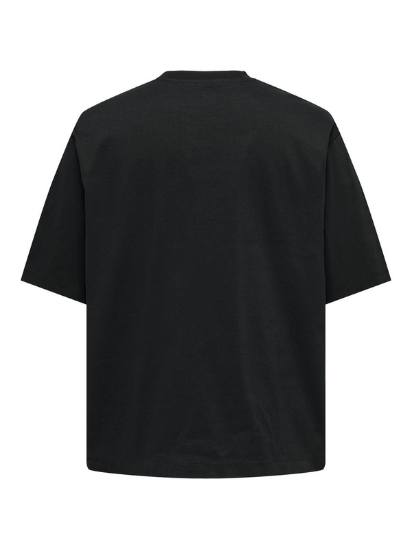 T-Shirt Manches courtes  de ONLY and SONS - ONSMILLENIUM NOOS - T-Shirt Oversize - S à XXL - pour Homme - noir - ONLY and SONS - View 2