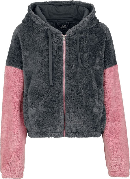 Sweat-shirt zippé à capuche  de Full Volume by EMP - Feel Good - S à XXL - pour Femme - lilas - Full Volume by EMP
