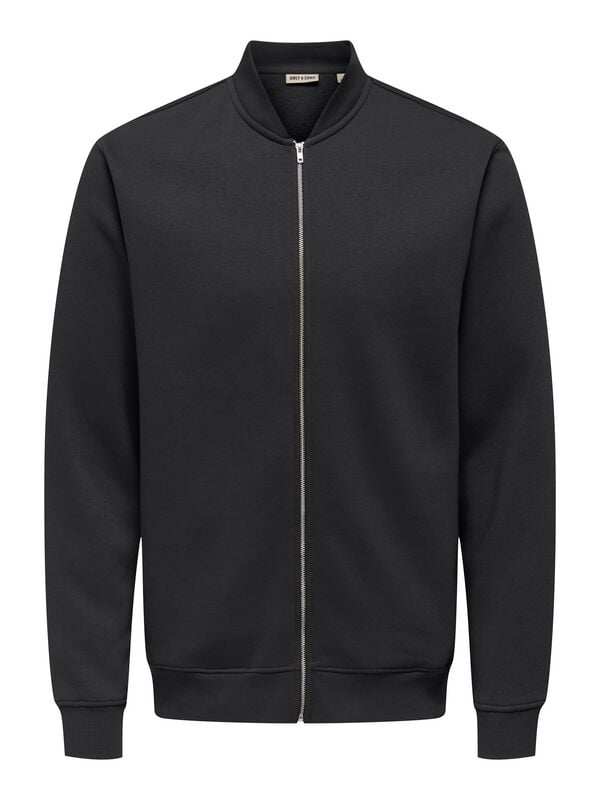 Bomber  de ONLY and SONS - ONSCERES REG ZIP BOMBER JCK - S à XXL - pour Homme - noir - ONLY and SONS
