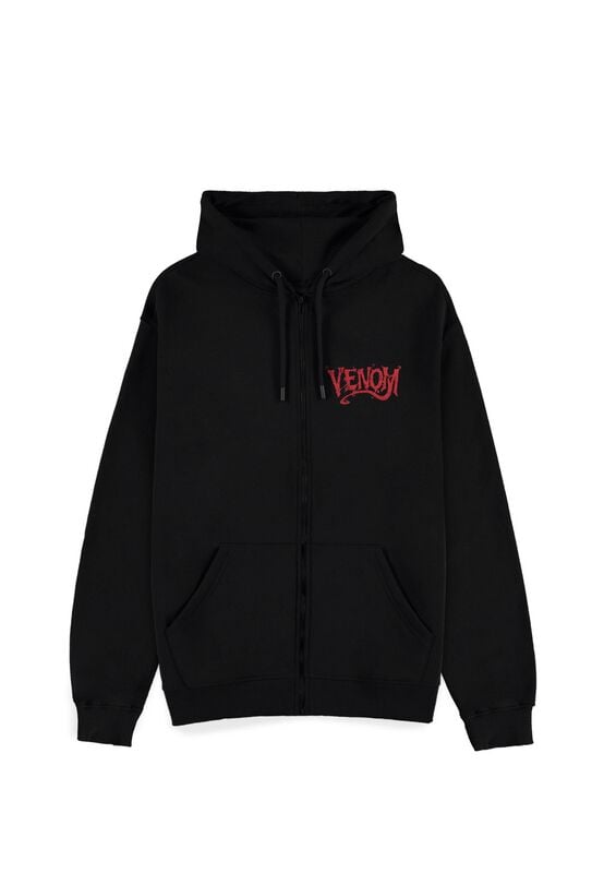 Sweat-shirt zippé à capuche Disney de Venom (Marvel) - Anti Venom - S à M - pour Homme - noir - Venom (Marvel)