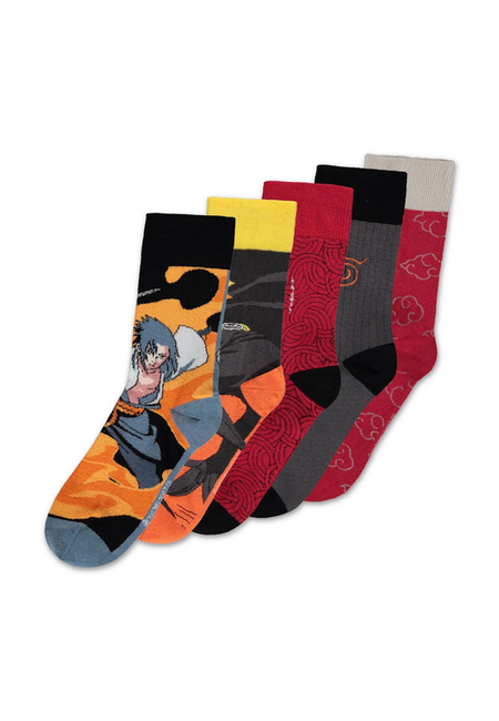 Chaussettes  de Naruto - Naruto Shippuden - Lot de 5 - EU35-38 à EU 39-42 - pour Unisexe - multicolore - Naruto - View 2
