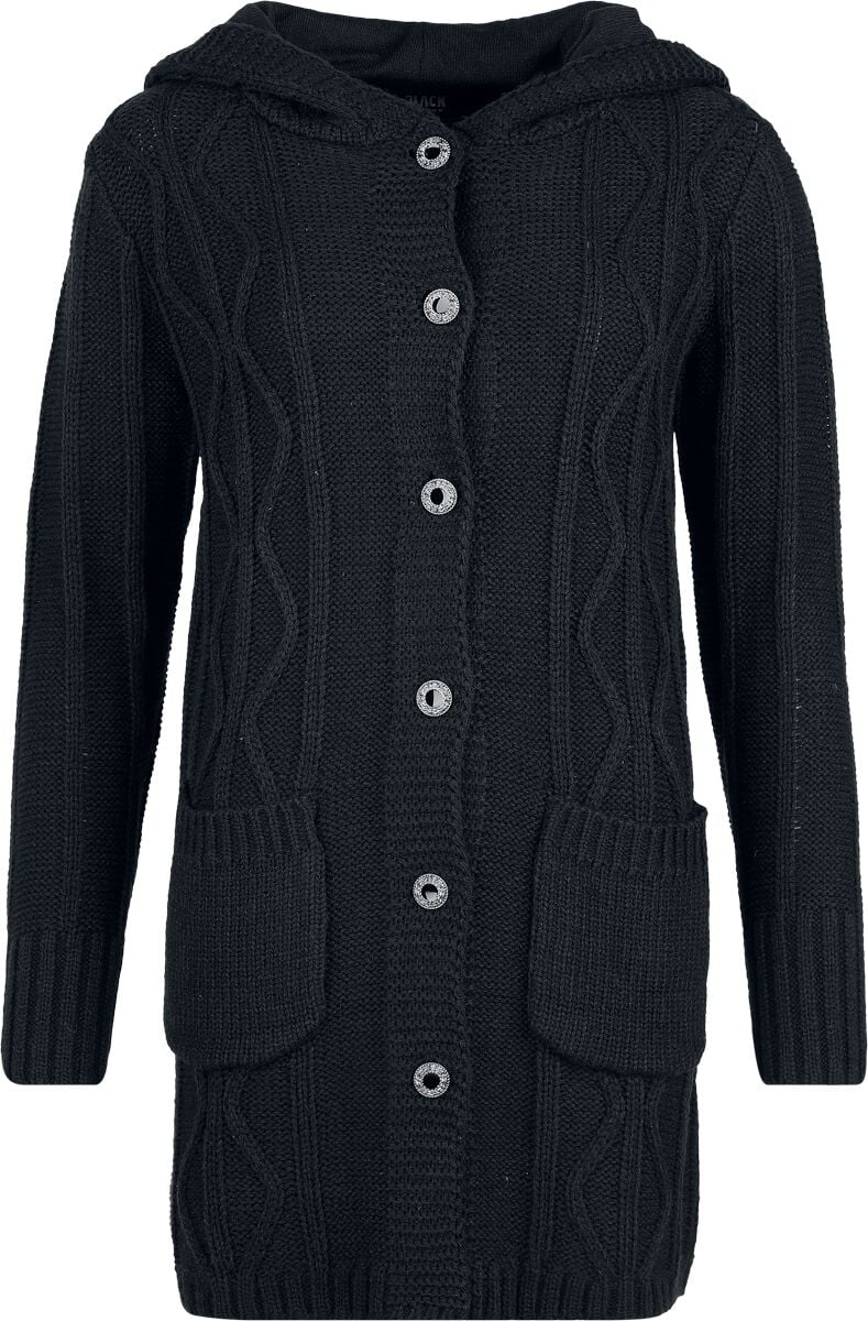 Gilets & Ponchos  de Black Premium by EMP - Celtic fine lines - S à XL - pour Femme - noir - Black Premium by EMP