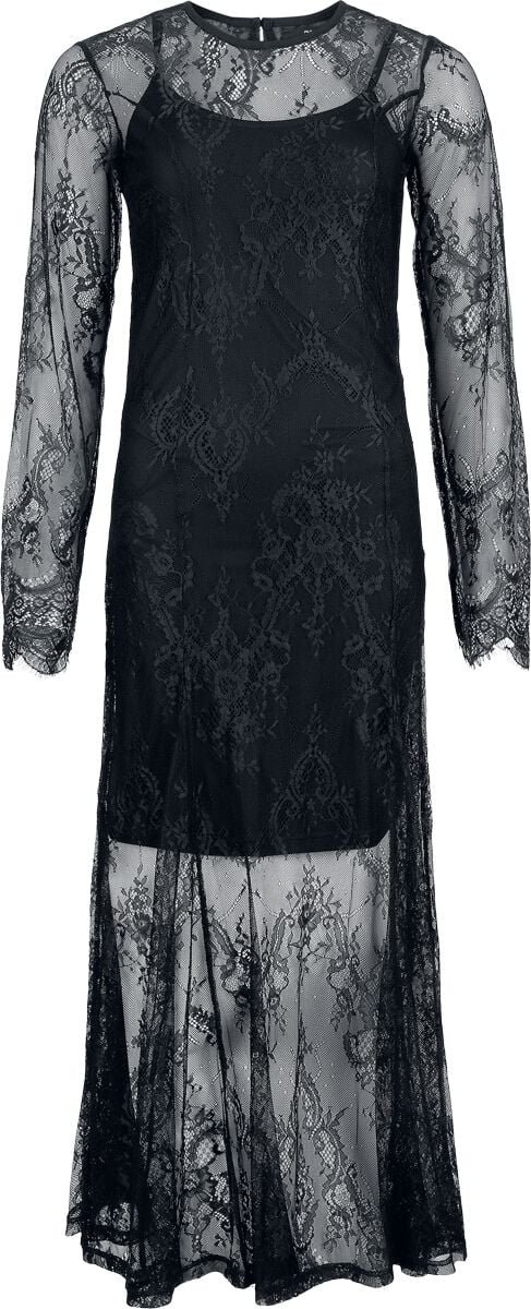 Robe longue  de Black Premium by EMP - Robe 2-En-1 - S à XXL - pour Femme - noir - Black Premium by EMP