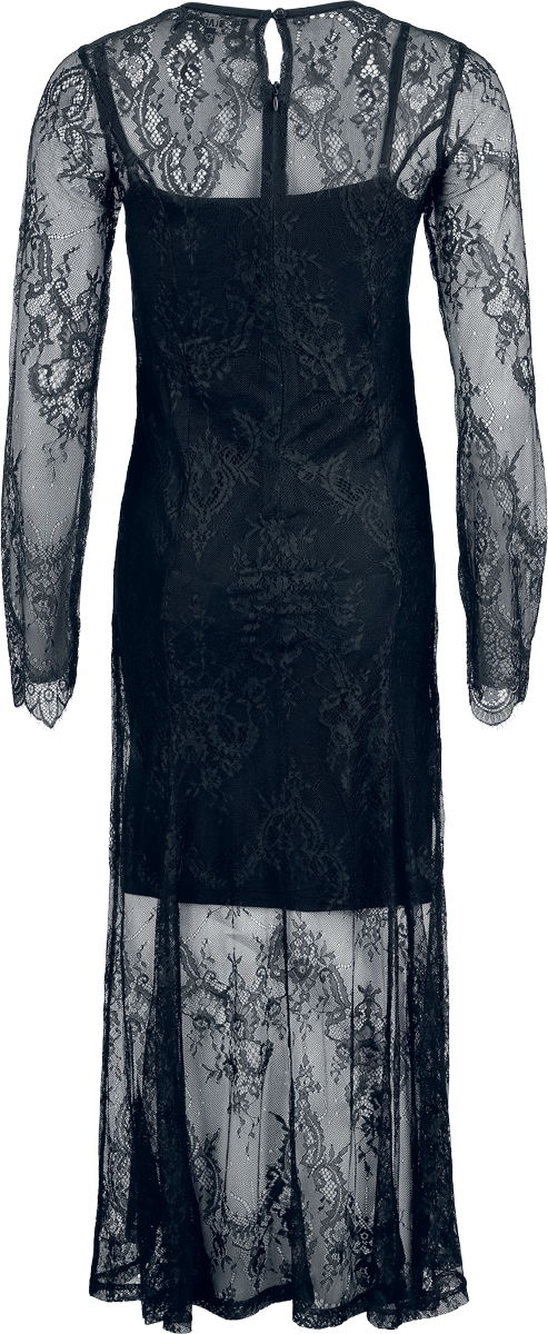 Robe longue  de Black Premium by EMP - Essentiel 2-en-1 - Robe Dentelle - S à XXL - pour Femme - noir - Black Premium by EMP - View 2