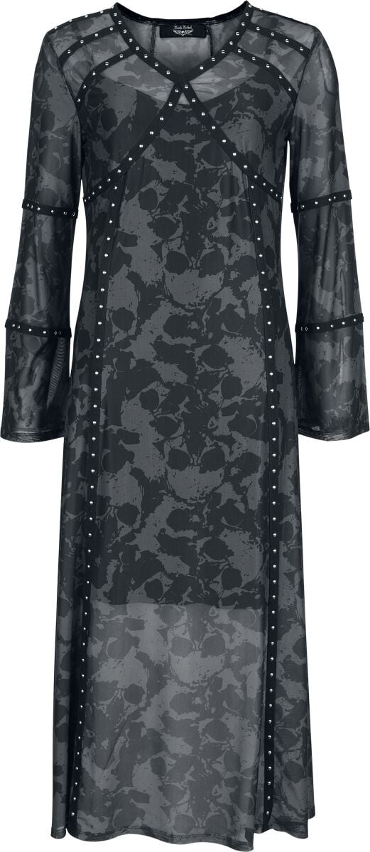 Robe longue  de Rock Rebel by EMP - Robe 2-En-1 - S à XXL - pour Femme - noir - Rock Rebel by EMP