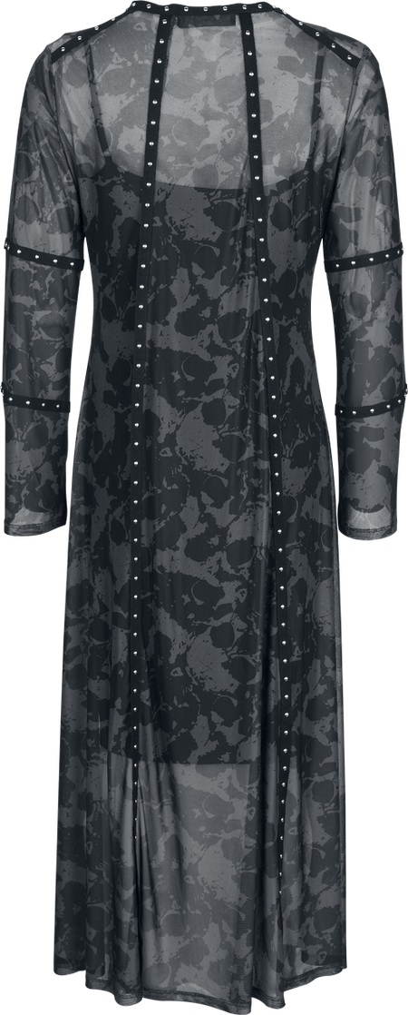 Robe longue  de Rock Rebel by EMP - Robe 2-En-1 - S à XXL - pour Femme - noir - Rock Rebel by EMP - View 2