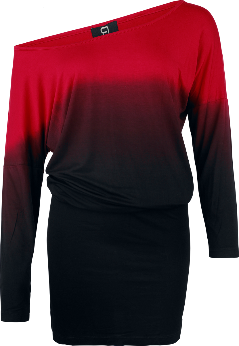 Robe courte  de RED by EMP - Ombre - Robe - S à XXL - pour Femme - noir/rouge - RED by EMP - View 2