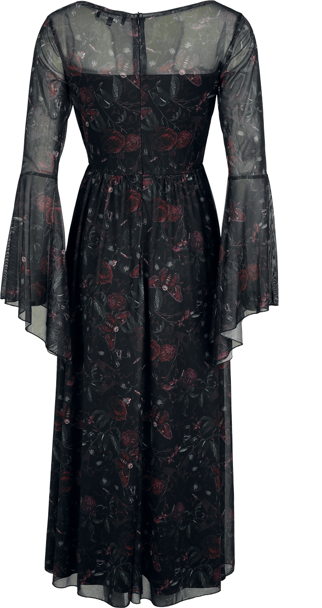 Robe longue Gothic de Gothicana by EMP - Mystical Woods - S à XXL - pour Femme - noir - Gothicana by EMP - View 2
