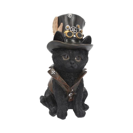 Statuette Gothic de Nemesis Now - Cogsmiths Cat - pour Unisexe - noir - Nemesis Now