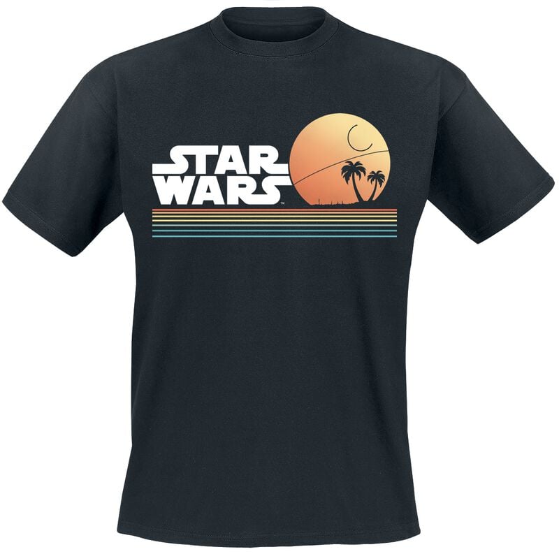 T-Shirt Manches courtes Disney de Star Wars - Beach Club - S à 5XL - pour Homme - noir - Star Wars