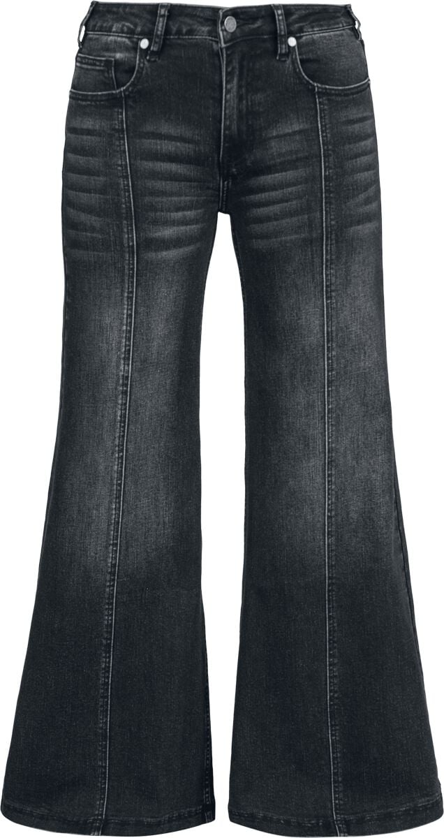 Jean  de Black Premium by EMP - Ruby - Wide Leg Jeans - W27L30 à W38L34 - pour Femme - noir - Black Premium by EMP