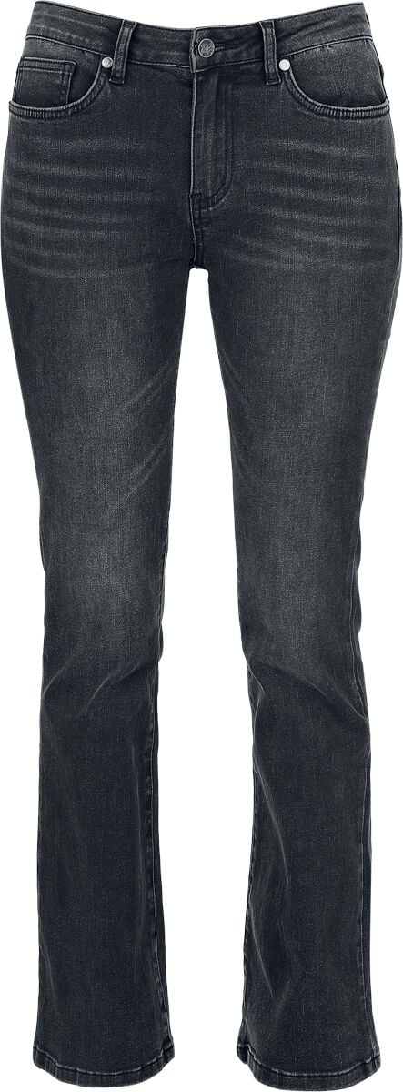 Jean  de Black Premium by EMP - Grace - Jean Évasé Gris Foncé - W27L30 à W32L32 - pour Femme - gris - Black Premium by EMP