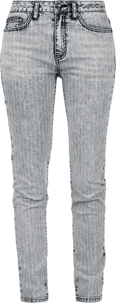 Jean  de Rock Rebel by EMP - Skulls & Details - W27L32 à W31L32 - pour Femme - noir - Rock Rebel by EMP