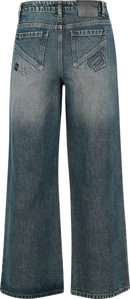 Jean  de RED by EMP - Pantalon Découpé - W27L30 à W34L32 - pour Femme - bleu/gris - RED by EMP - View 2