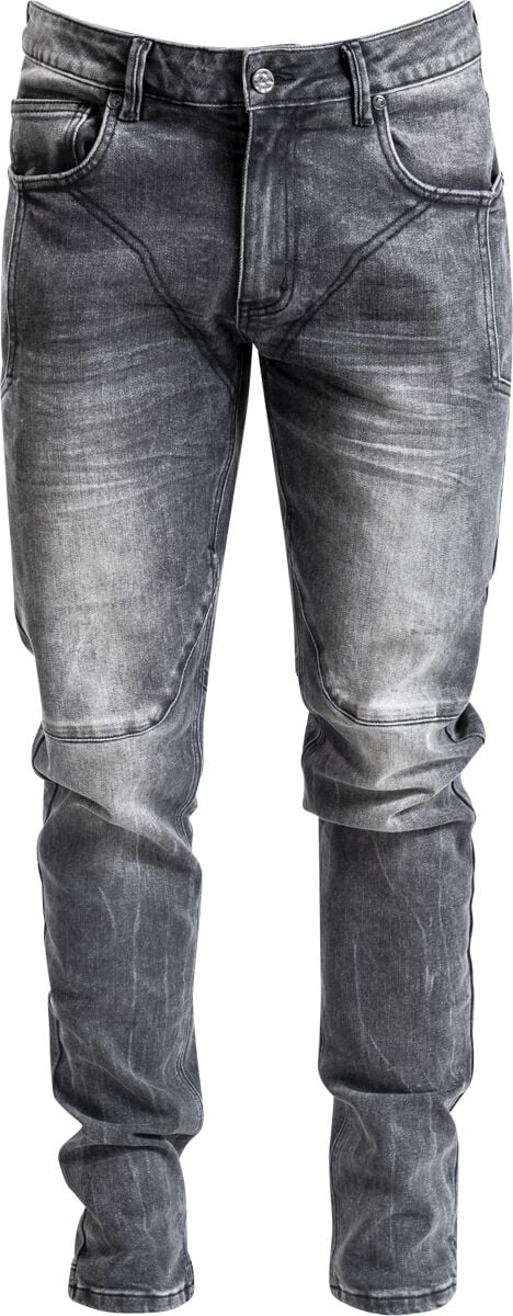 Jean  de Black Premium by EMP - Pete (Straight Fit) - W30L32 à W34L34 - pour Homme - noir - Black Premium by EMP