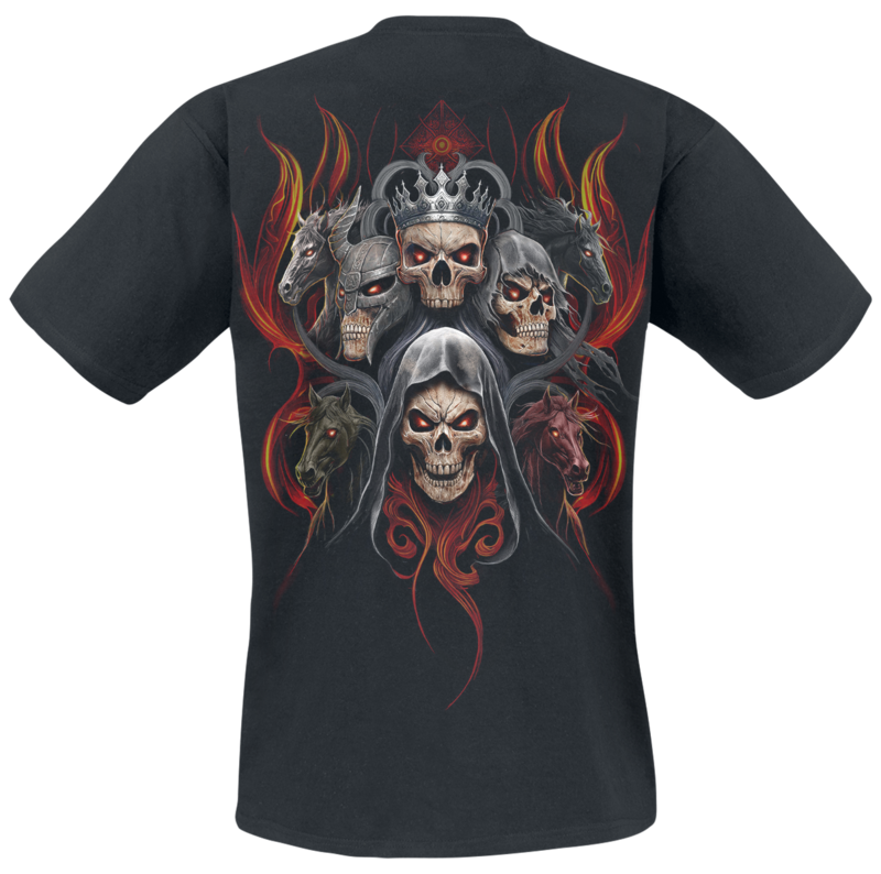 T-Shirt Manches courtes  de Spiral - Revelation - S à 4XL - pour Homme - noir - Spiral - View 2