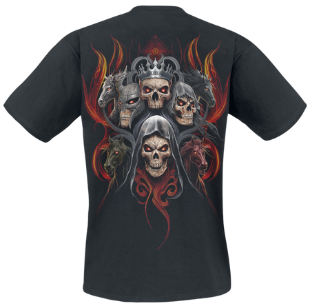 T-Shirt Manches courtes  de Spiral - Revelation - S à 4XL - pour Homme - noir - Spiral - View 2