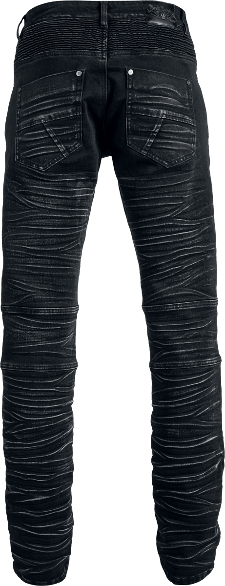Jean  de Rock Rebel by EMP - Skulls & Details - W30L32 à W34L34 - pour Homme - gris - Rock Rebel by EMP - View 2