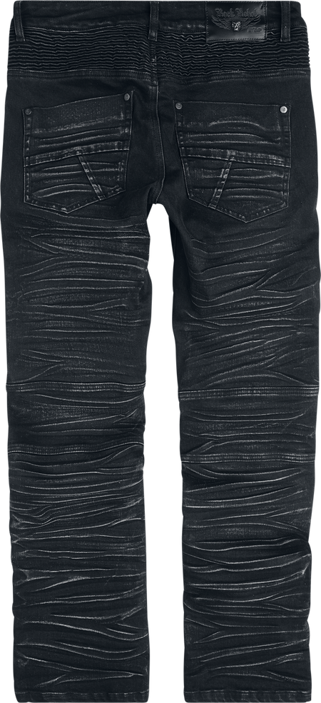 Jean  de Rock Rebel by EMP - Skulls & Details - W31L32 à W34L34 - pour Homme - gris - Rock Rebel by EMP - View 2