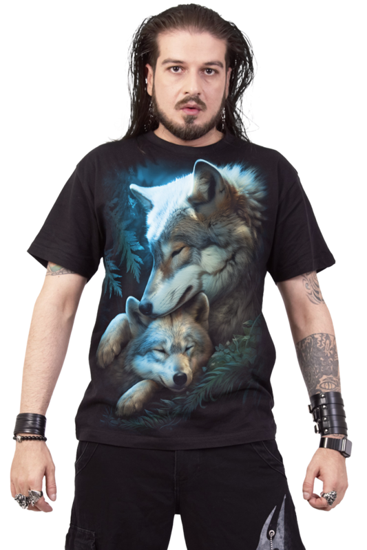 T-Shirt Manches courtes  de Spiral - Mother's Love - S à 4XL - pour Homme - noir - Spiral - View 2