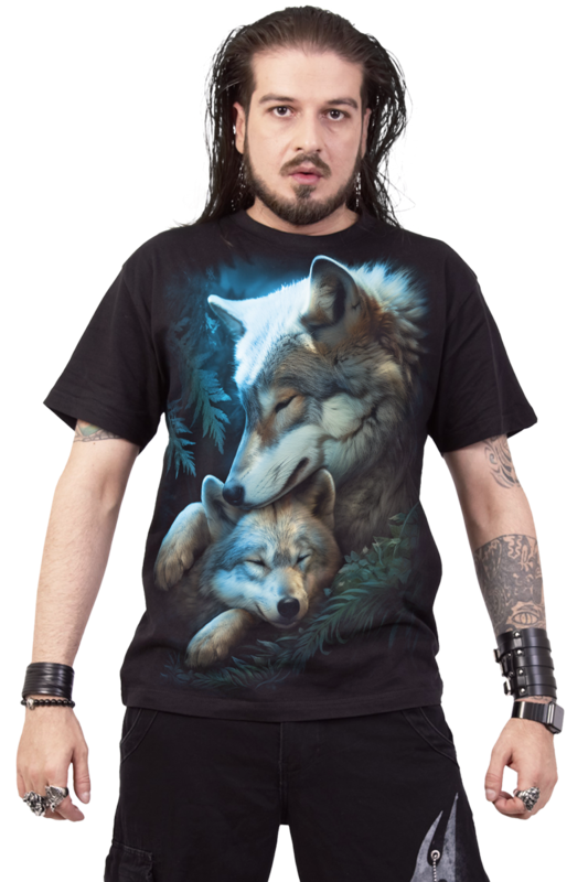 T-Shirt Manches courtes  de Spiral - Mother's Love - S à 4XL - pour Homme - noir - Spiral - View 2