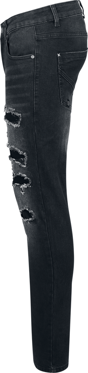 Jean  de RED by EMP - Pete - W30L32 à W34L34 - pour Homme - noir - RED by EMP - View 2