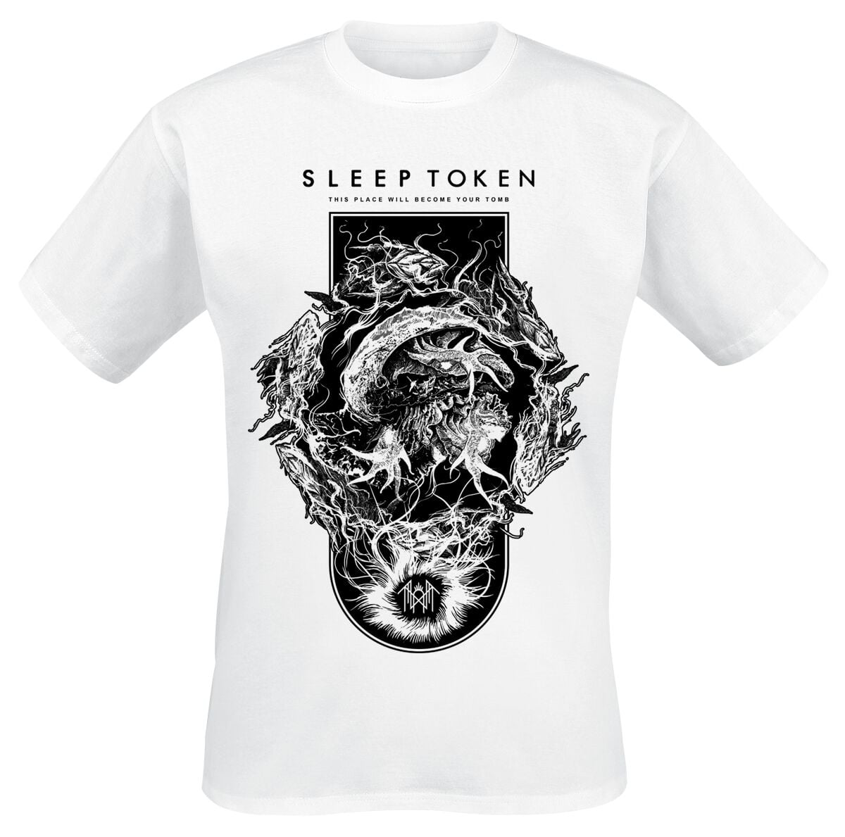 T-Shirt Manches courtes  de Sleep Token - Nimbus - S à 4XL - pour Homme - blanc - Sleep Token