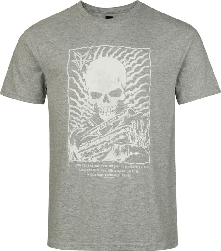 T-Shirt Manches courtes  de Falling In Reverse - Digital Black - S à 3XL - pour Homme - gris - Falling In Reverse