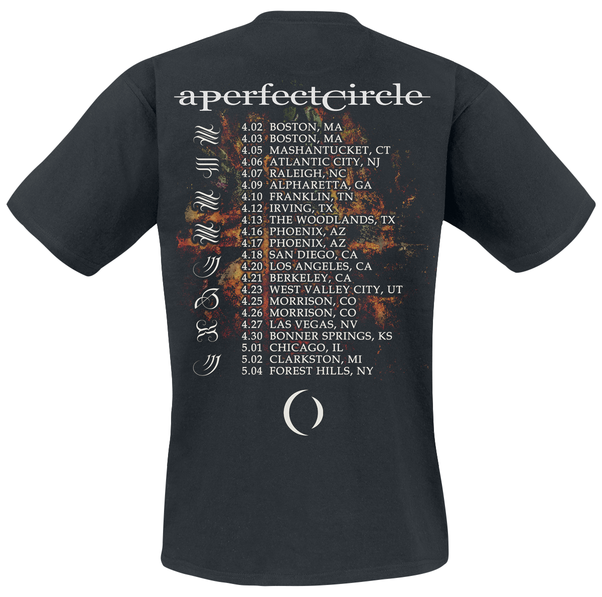 T-Shirt Manches courtes  de A Perfect Circle - Yggrasil With Itin - S à XXL - pour Homme - noir - A Perfect Circle - View 2