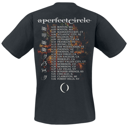 T-Shirt Manches courtes  de A Perfect Circle - Yggrasil With Itin - S à XXL - pour Homme - noir - A Perfect Circle - View 2