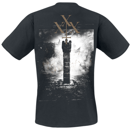 T-Shirt Manches courtes  de Behemoth - With Fire In Hearts - S à 4XL - pour Homme - noir - Behemoth - View 2