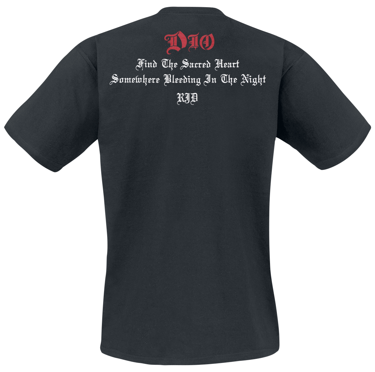 T-Shirt Manches courtes  de Dio - Sacred Heart Cover - S à 4XL - pour Homme - noir - Dio - View 2